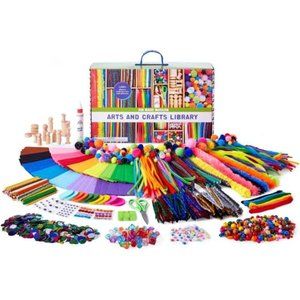Kid Made Modern Arts and Crafts Supply Library - Coloring Arts and Crafts Kit